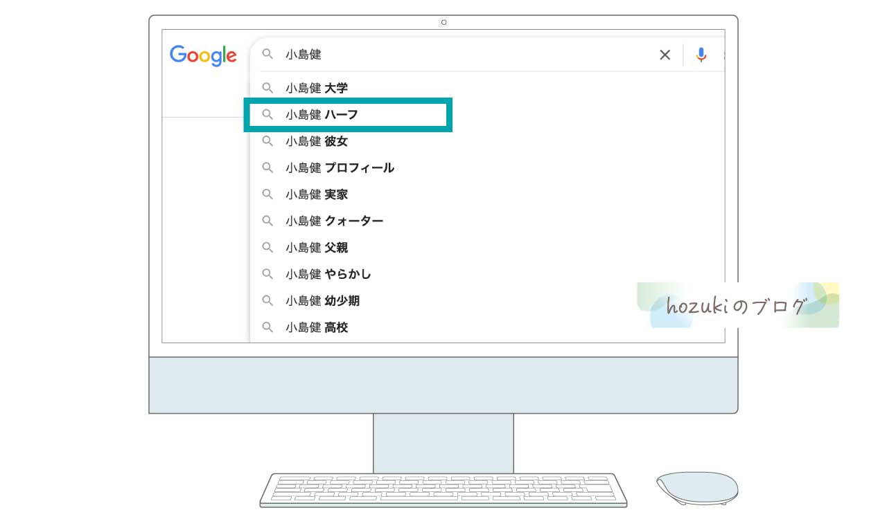 小島健はハーフ？クオーター？国籍はどこ？両親は日本人で出身は大阪府堺市？