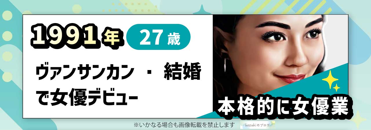 床嶋佳子の若い頃の20代の年表