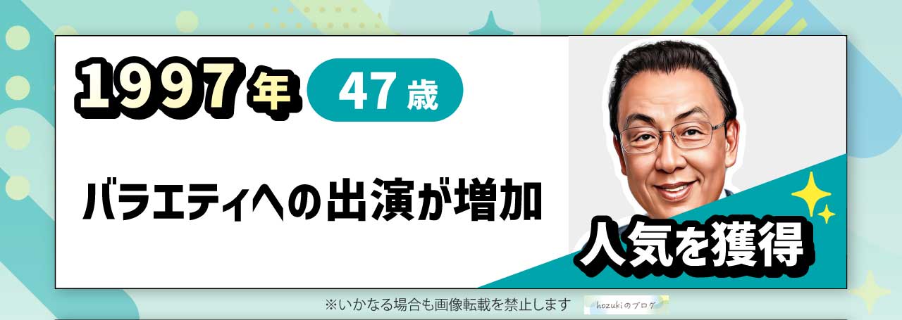 梅沢富美男の若い頃の40代の年表